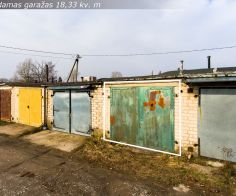 Parduodamas mūrinis 18,33 kv. m ploto garažas su rūsiu Radviliškyje, Gedimino g. 50E